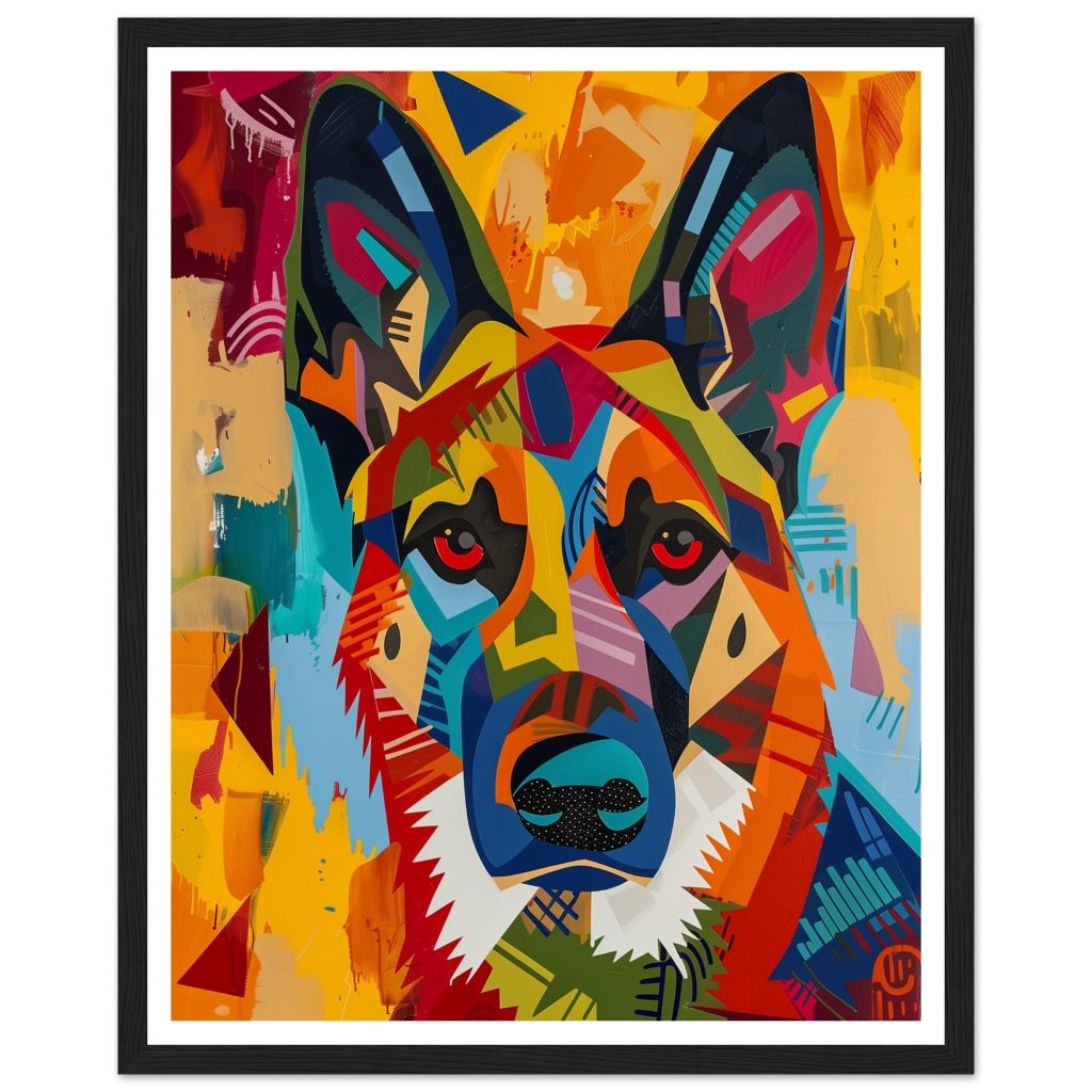German Shepherd - Pablo Picasso - Poster