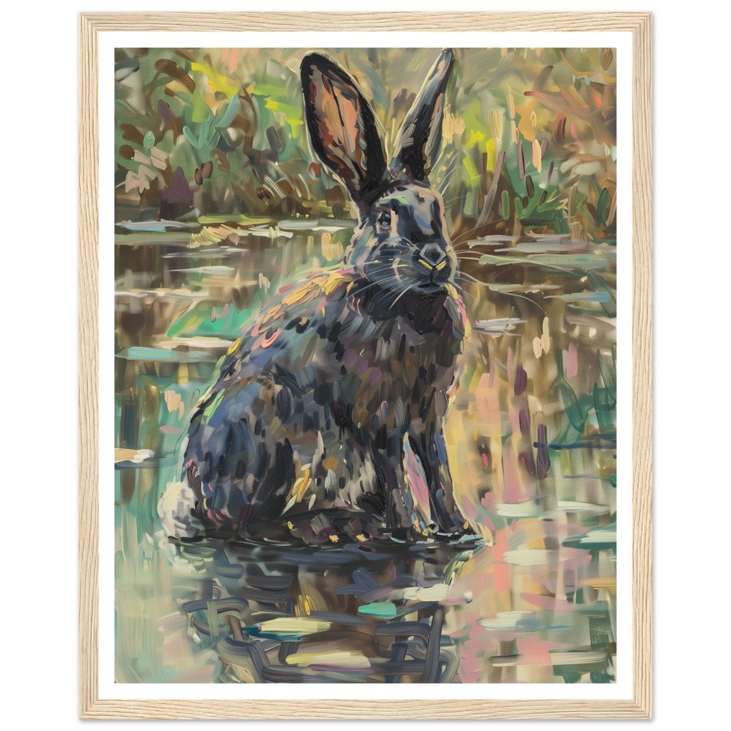 Black Rabbit - Claude Monet - Poster