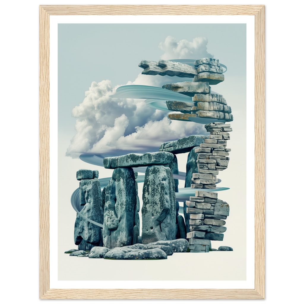 Stonehenge - Salvador Dalí - Poster