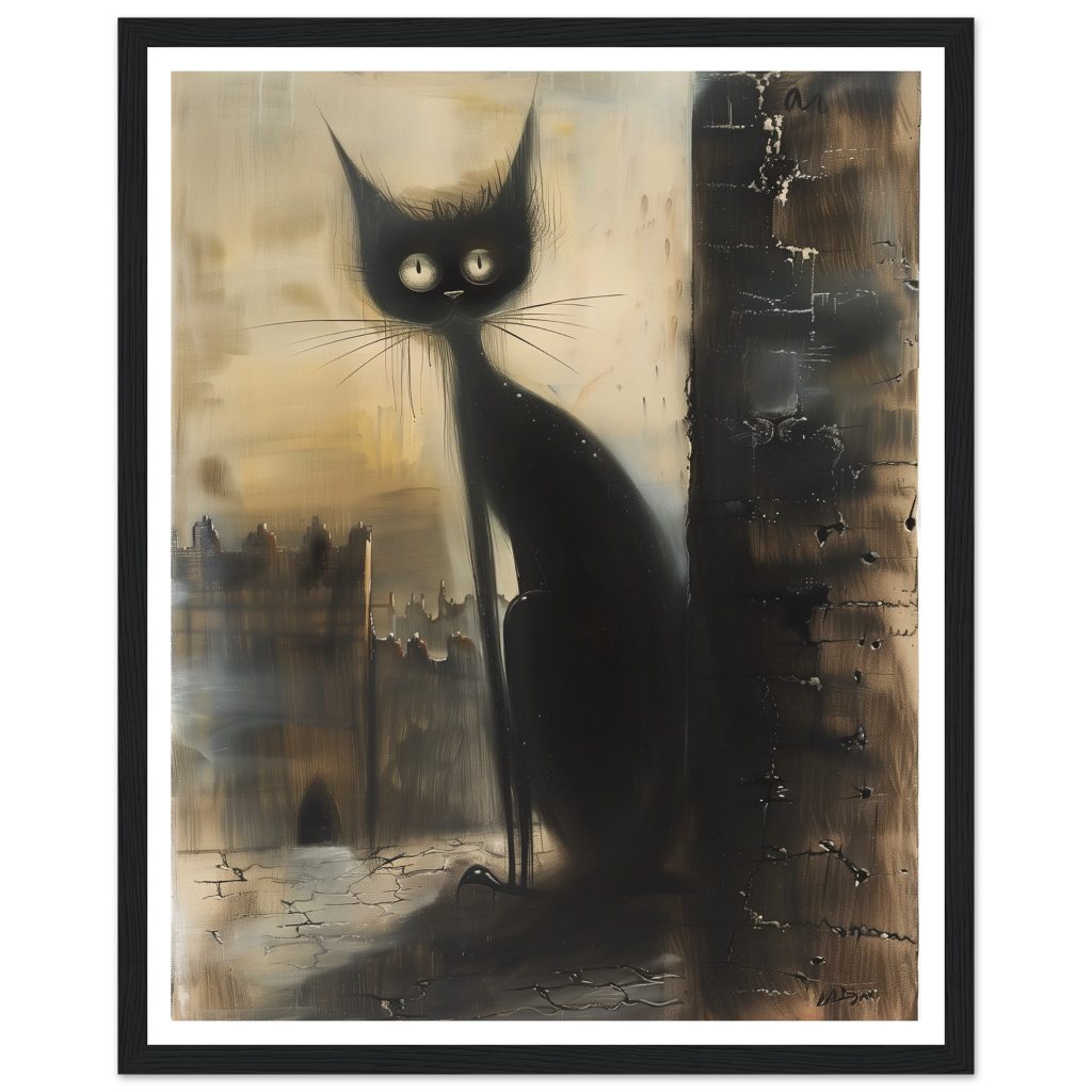 Black Cat - Salvador Dalí - Poster