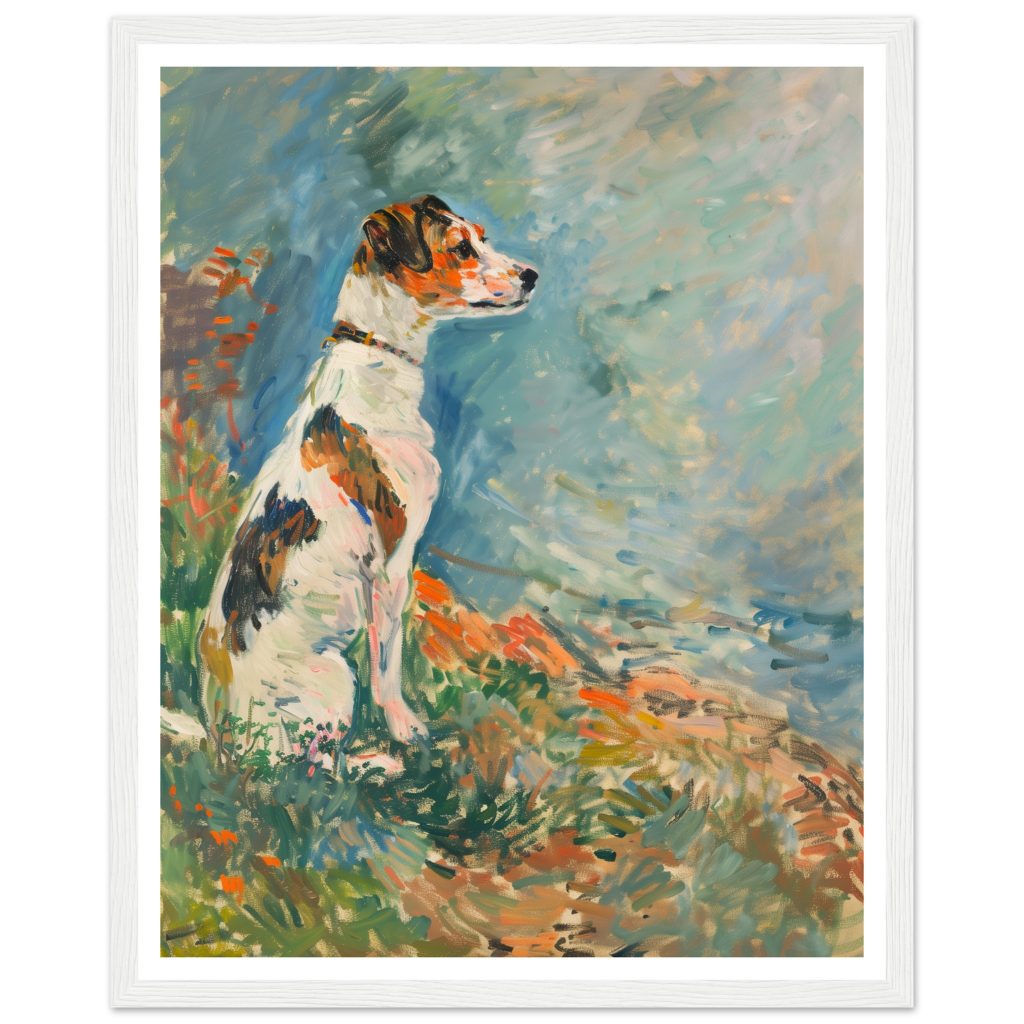 Jack Russell - Claude Monet - Poster