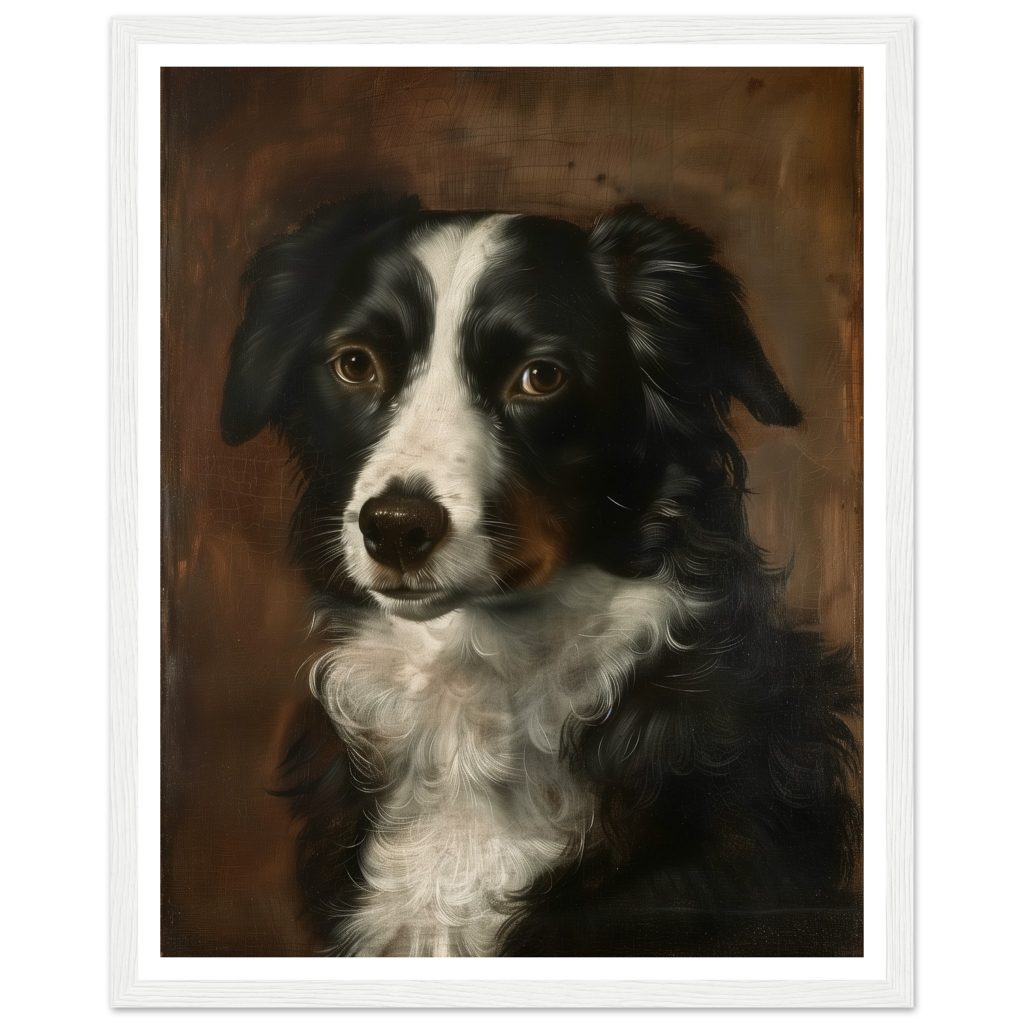 Border Collie - Leonardo da Vinci - Poster