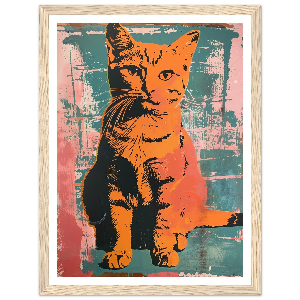 Ginger Cat - Andy Warhol - Poster