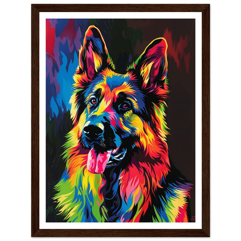 German Shepherd - Vincent van Gogh - Poster
