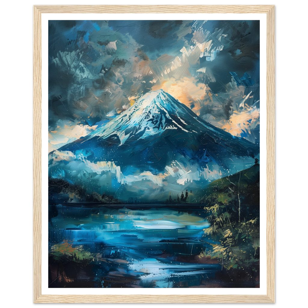 Mount Fuji - Rembrandt - Poster
