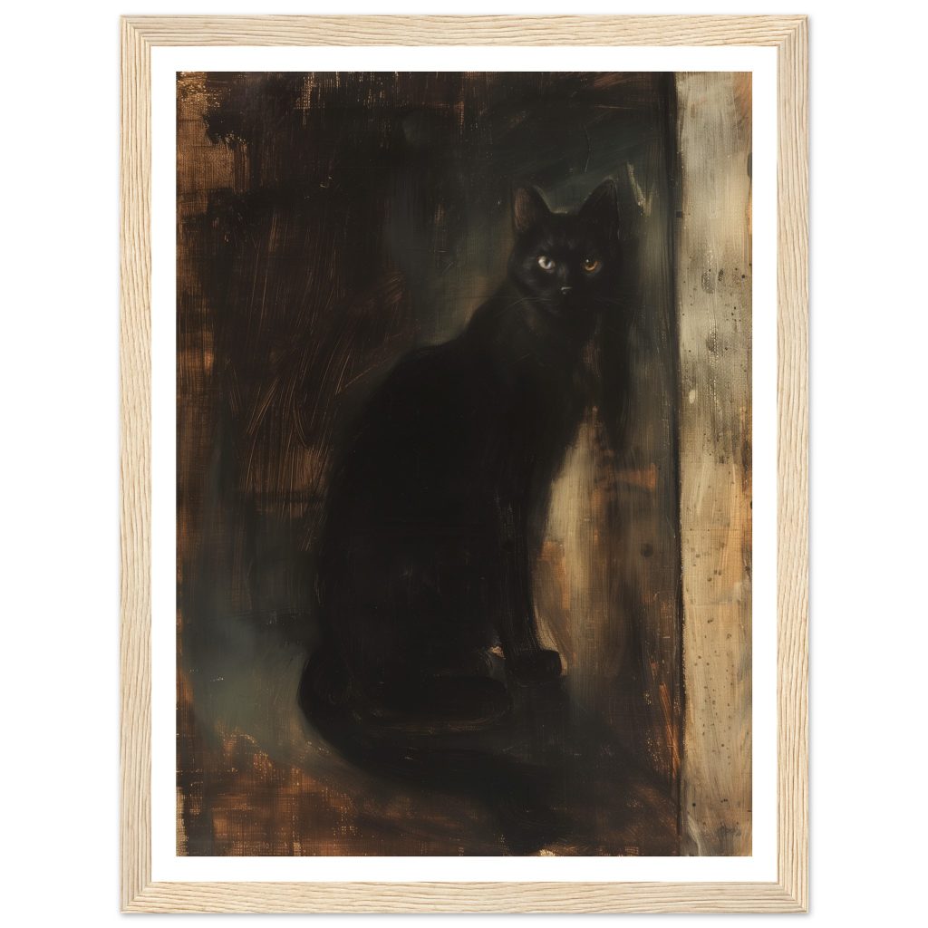 Black Cat - Leonardo da Vinci - Poster