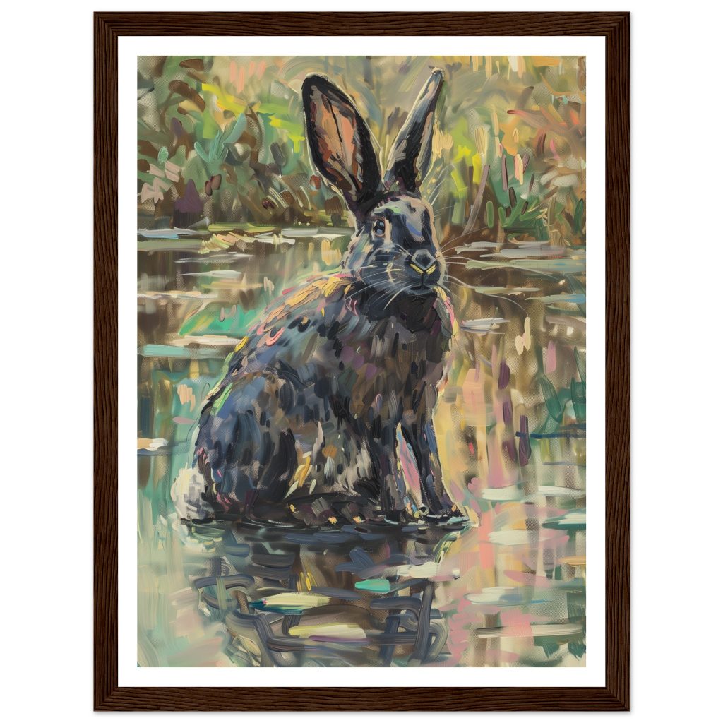 Black Rabbit - Claude Monet - Poster