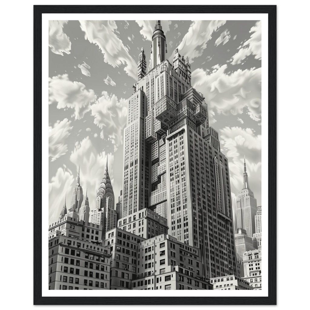The Empire State Building - M.C. Escher - Poster