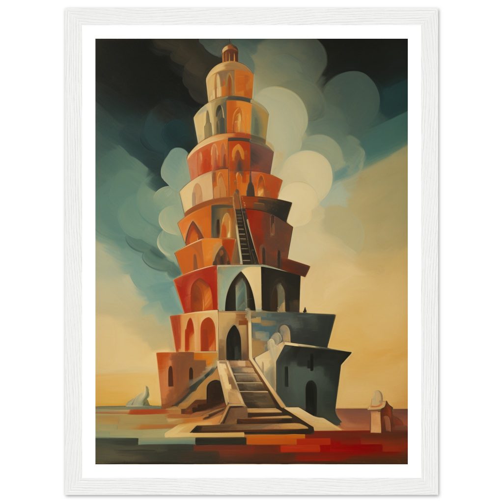 The Leaning Tower of Pisa - Pablo Picasso - Poster