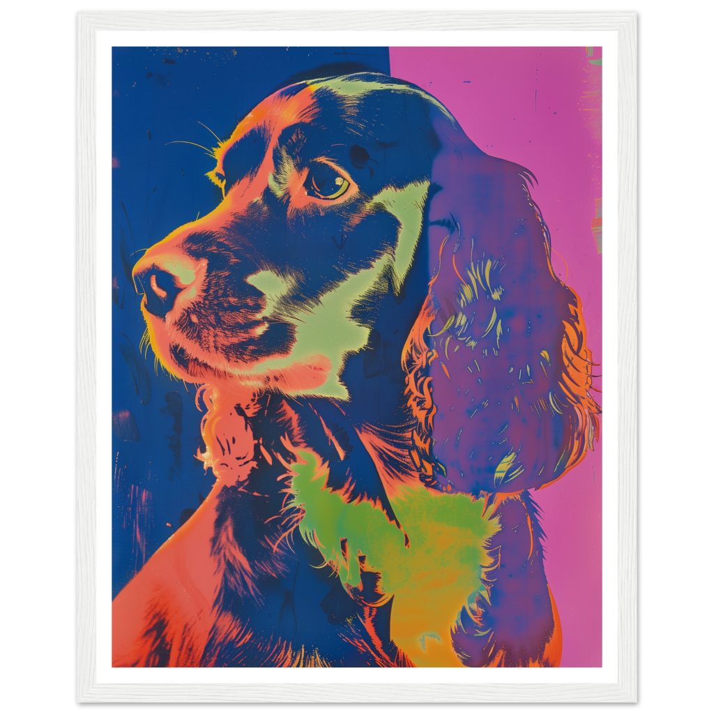 English Cocker Spaniel - Andy Warhol - Poster