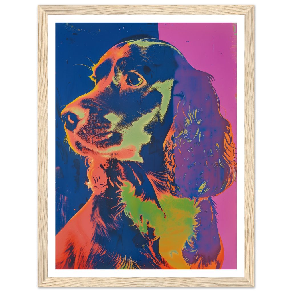 English Cocker Spaniel - Andy Warhol - Poster