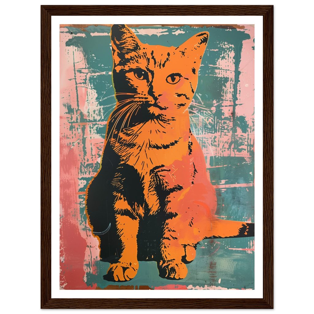 Ginger Cat - Andy Warhol - Poster