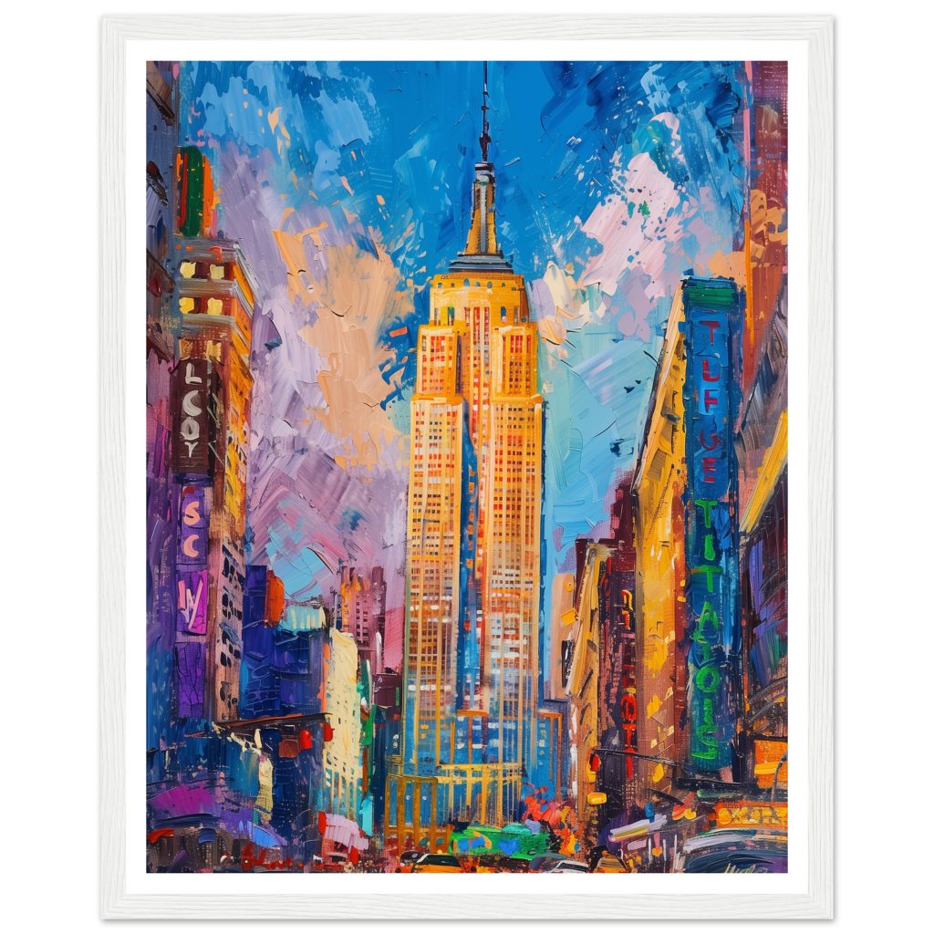 The Empire State Building - Claude Monet - Poster