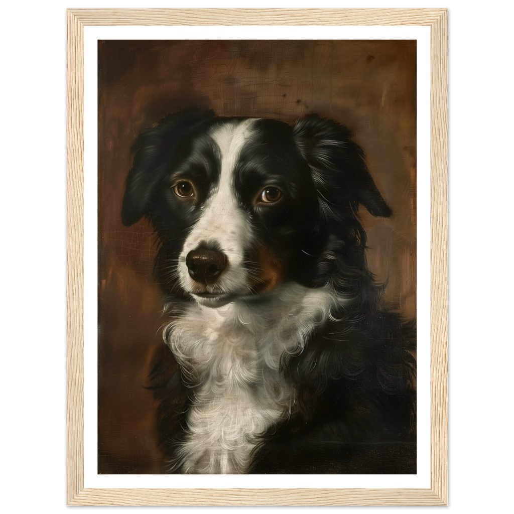 Border Collie - Leonardo da Vinci - Poster