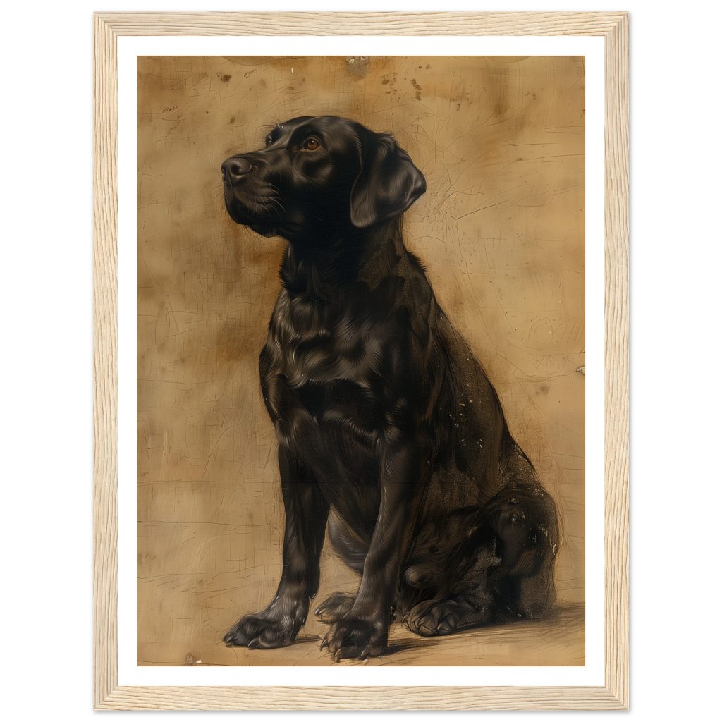 Black Labrador - Leonardo da Vinci - Poster