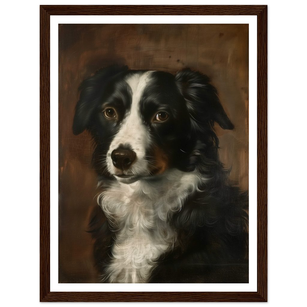 Border Collie - Leonardo da Vinci - Poster