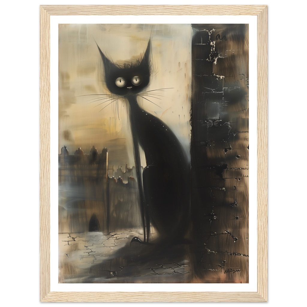 Black Cat - Salvador Dalí - Poster