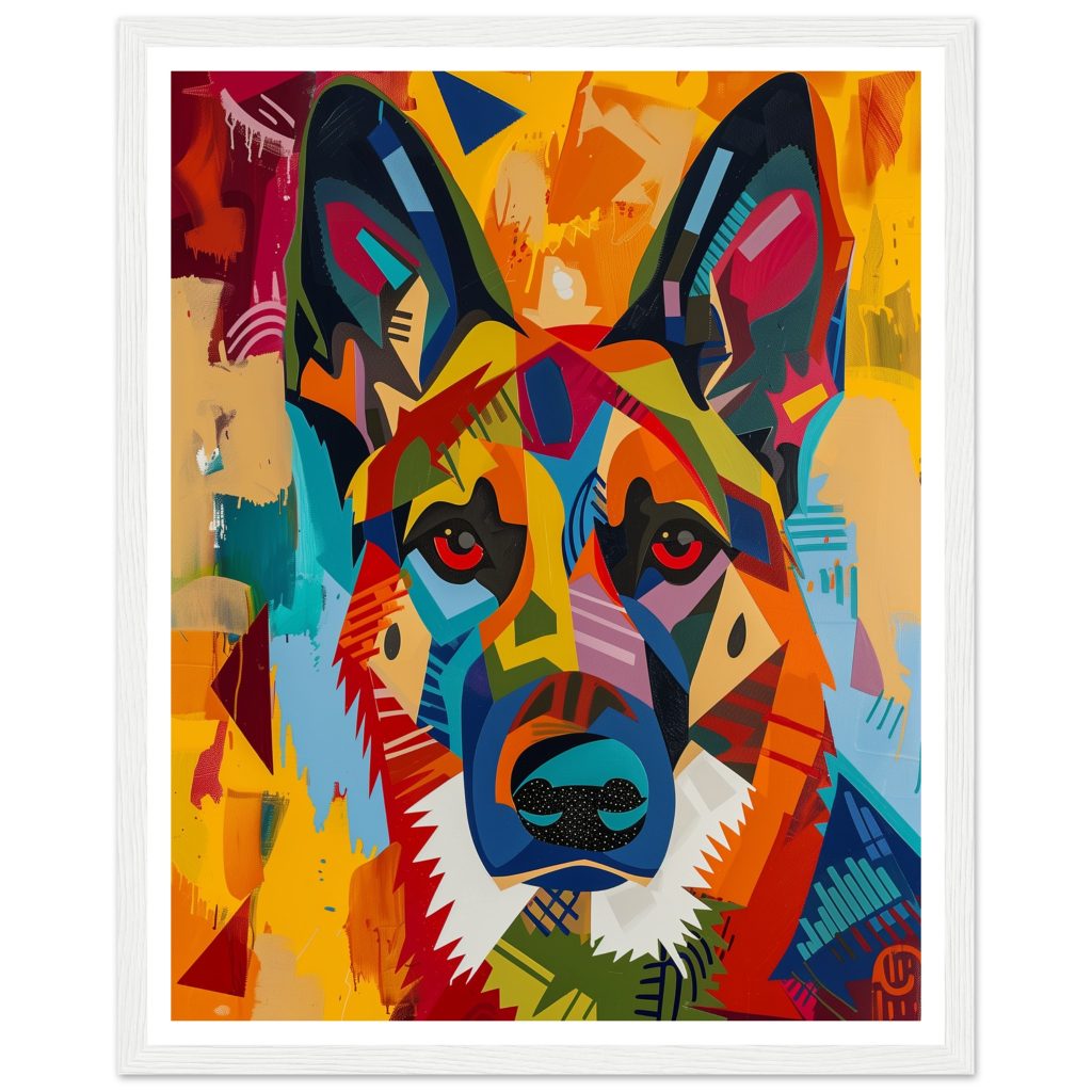 German Shepherd - Pablo Picasso - Poster