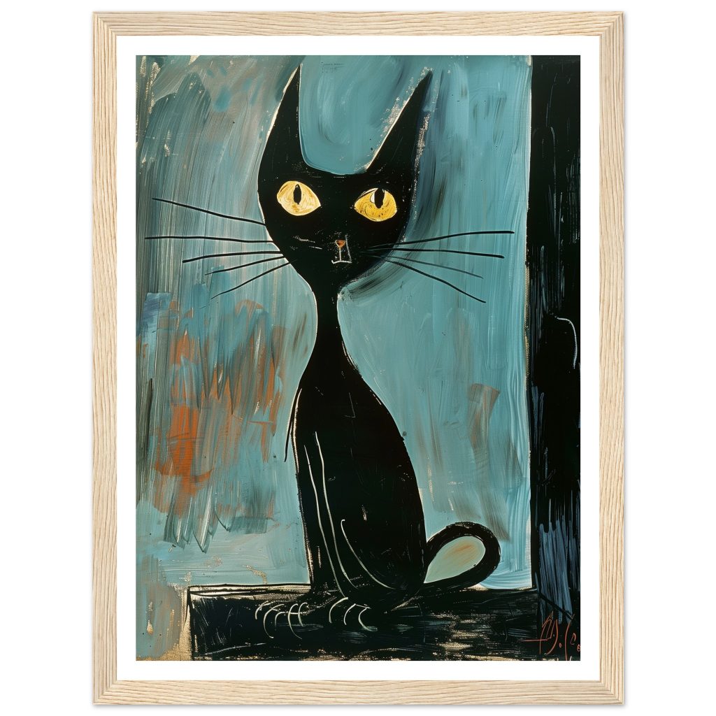 Black Cat - Pablo Picasso - Poster