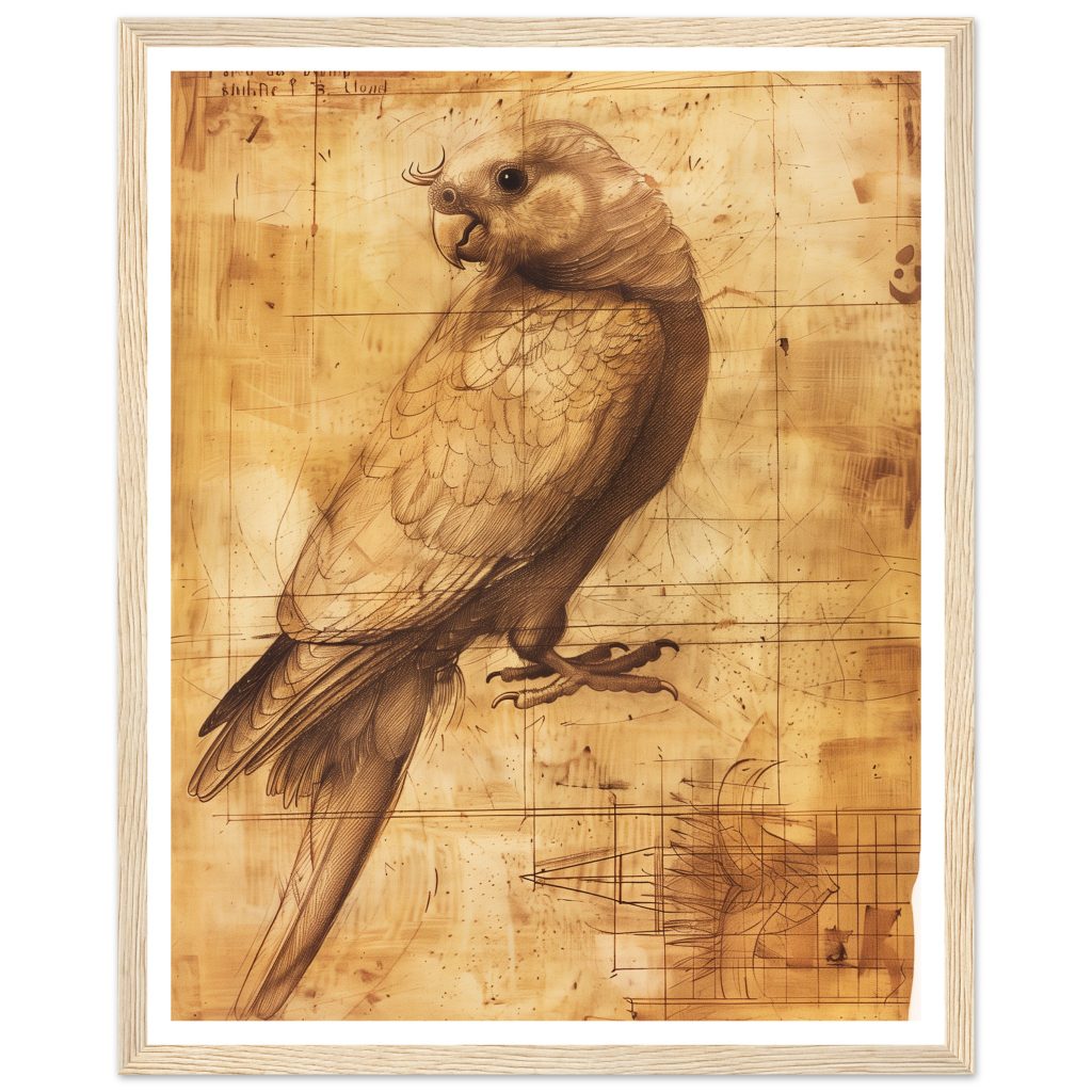 Cockatiel - Leonardo da Vinci - Poster