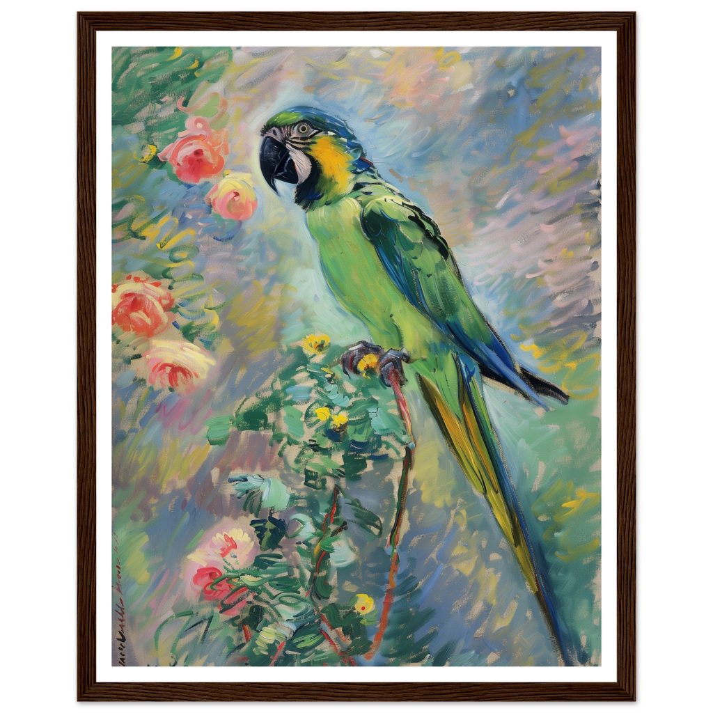 Parrot - Claude Monet - Poster