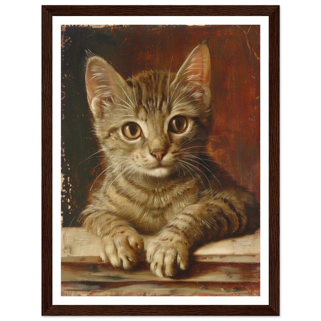 Tabby Cat - Leonardo da Vinci - Poster