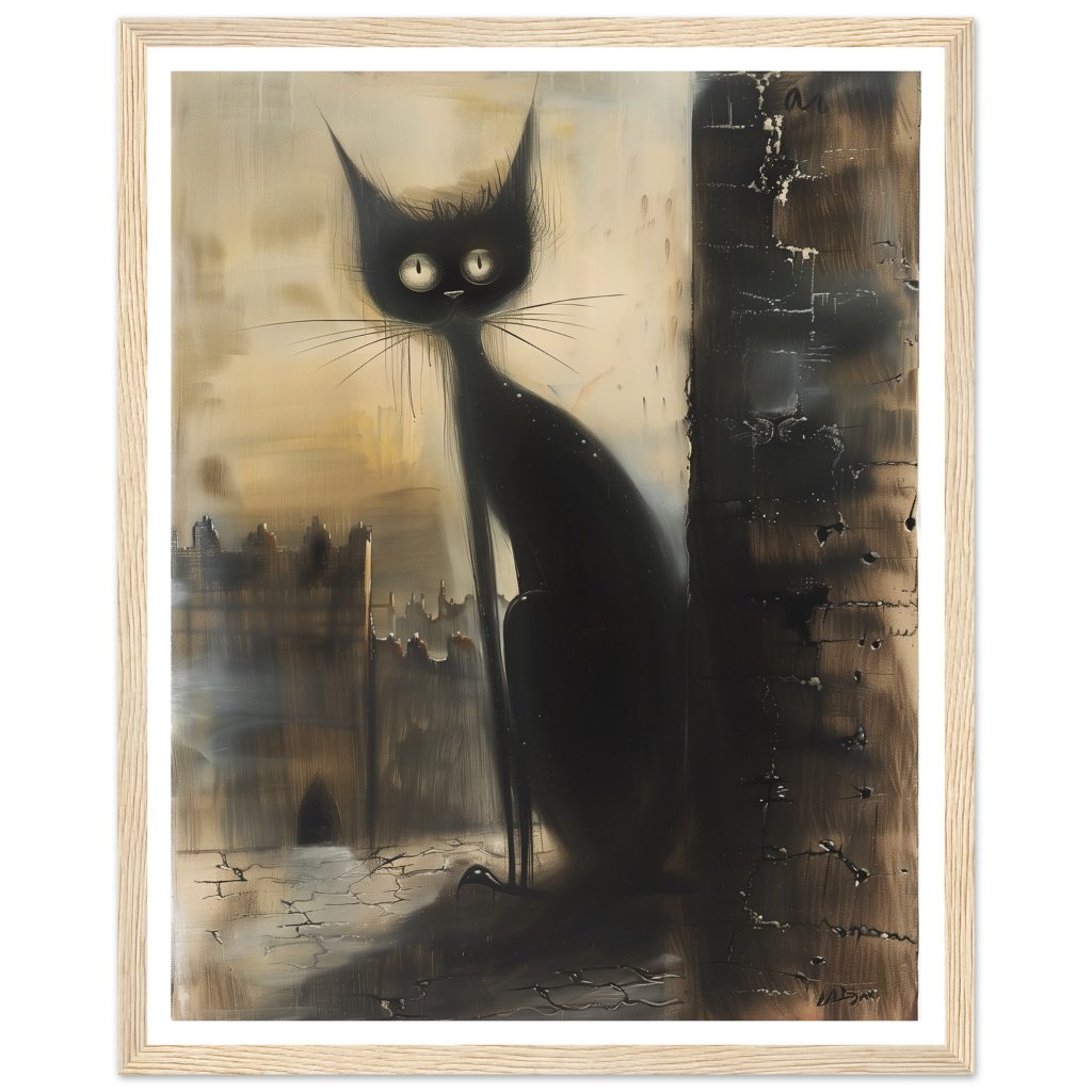 Black Cat - Salvador Dalí - Poster