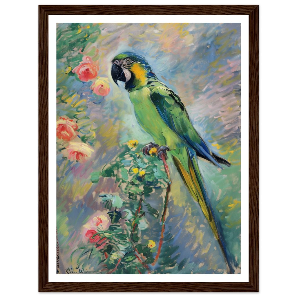 Parrot - Claude Monet - Poster