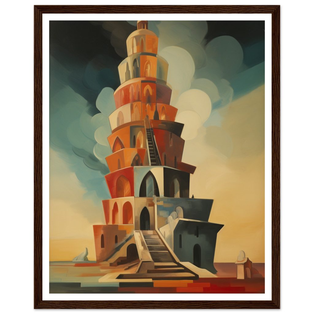 The Leaning Tower of Pisa - Pablo Picasso - Poster