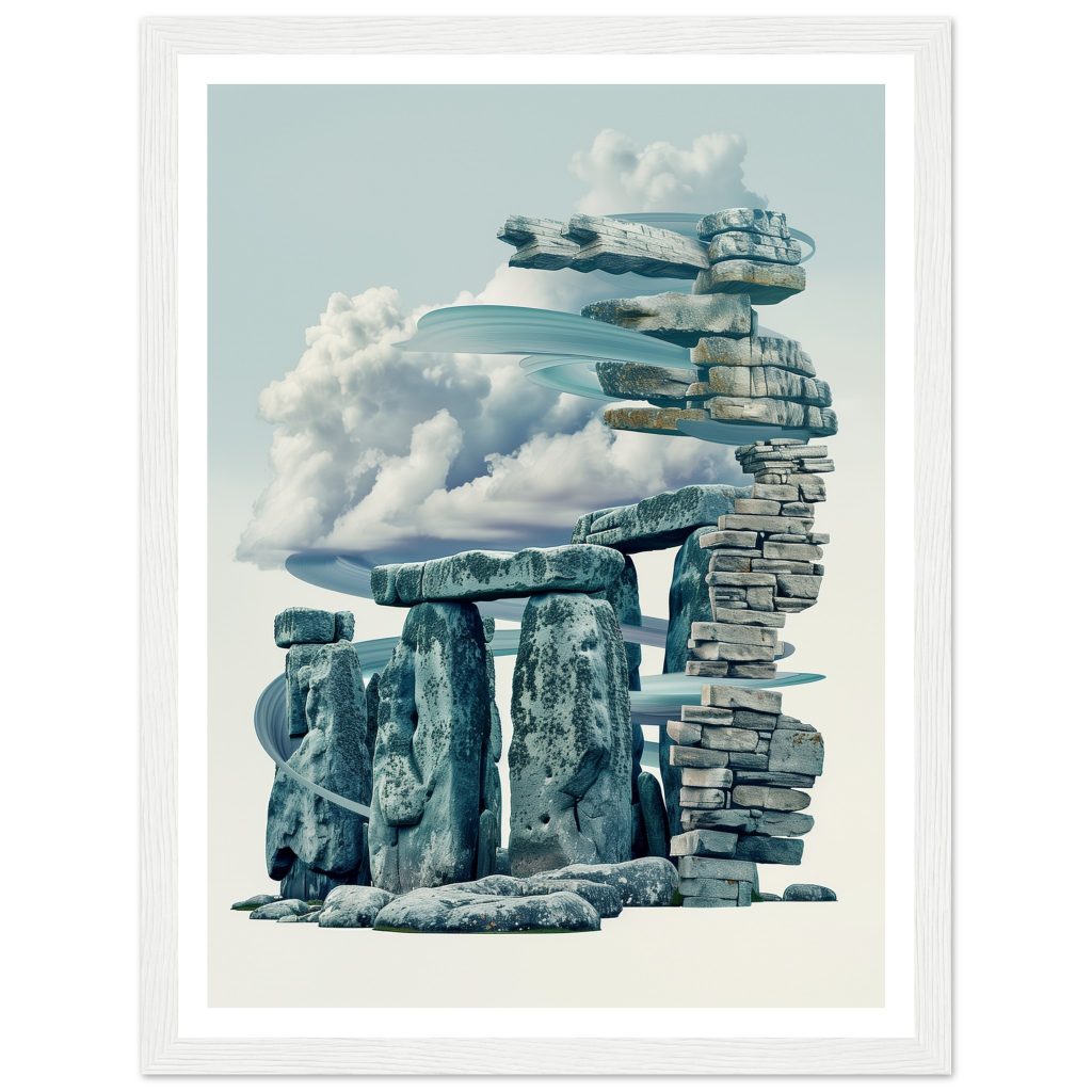 Stonehenge - Salvador Dalí - Poster