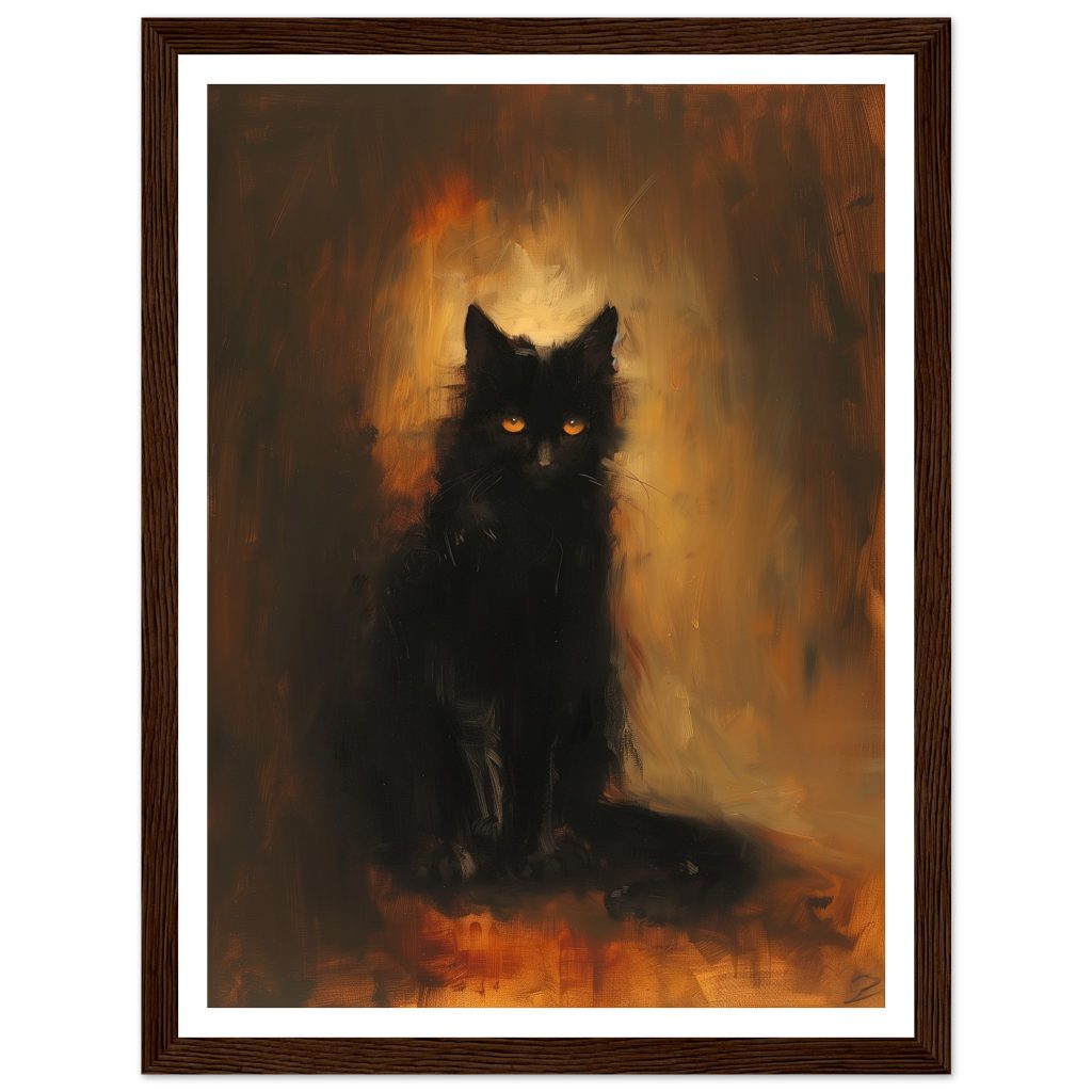 Black Cat - Rembrandt van Rijn - Poster