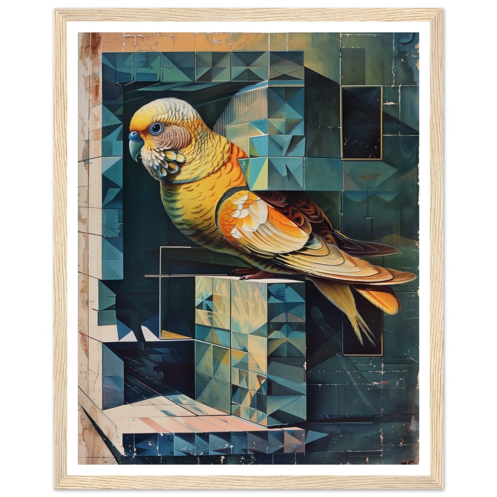 Budgerigar - M. C. Escher - Poster