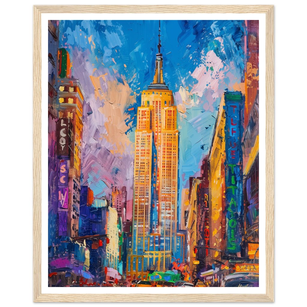 The Empire State Building - Claude Monet - Poster