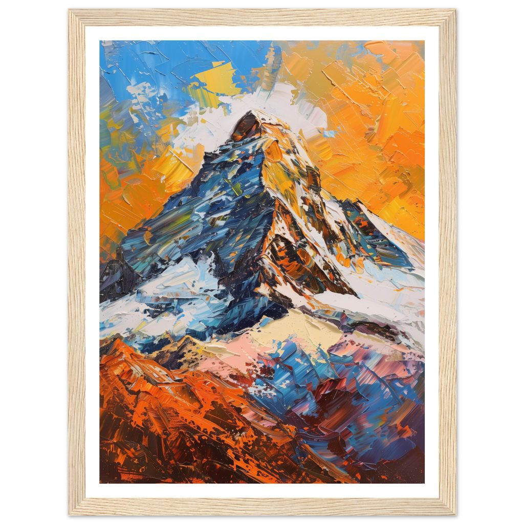 Mount Everest - Vincent van Gogh - Poster