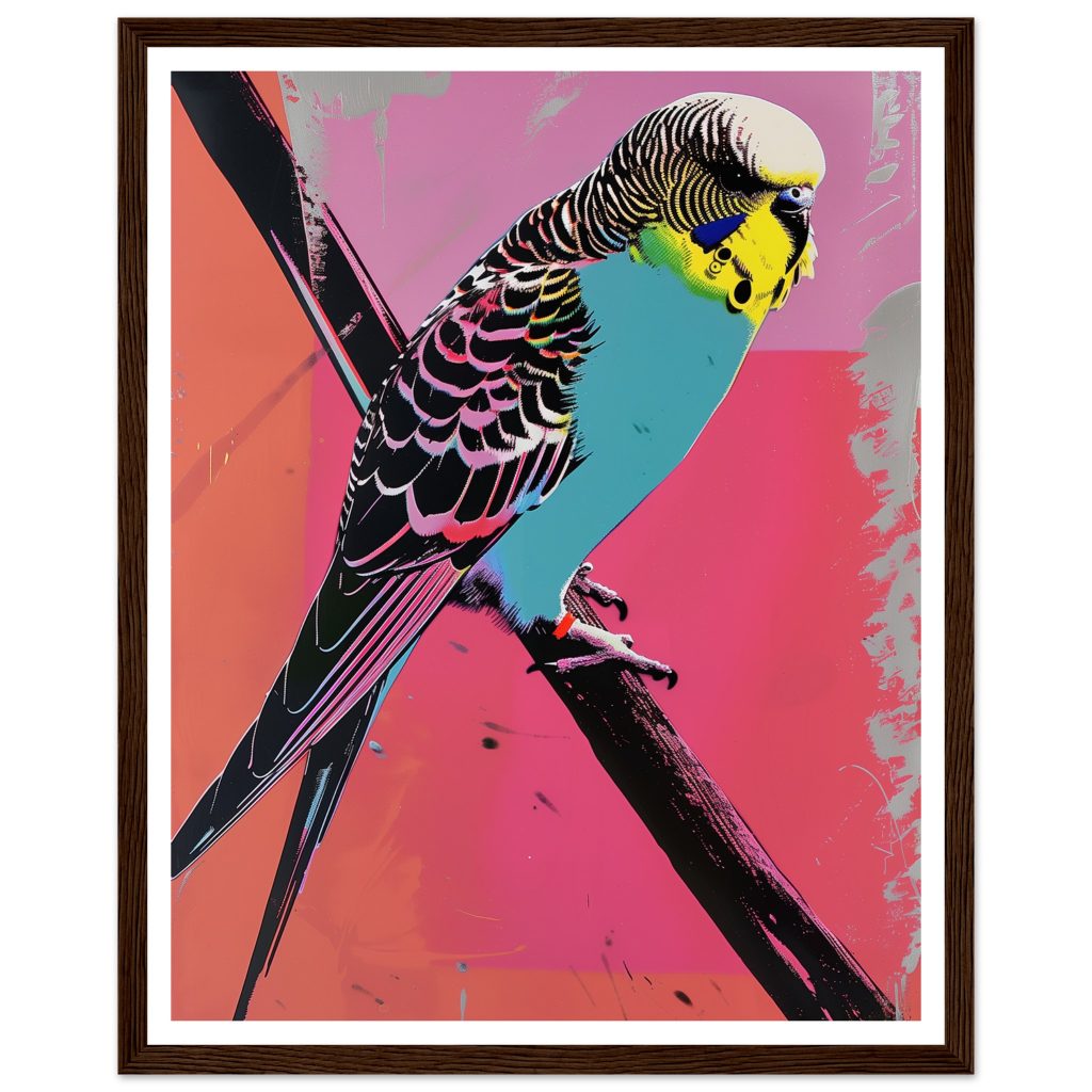 Budgerigar - Andy Warhol - Poster