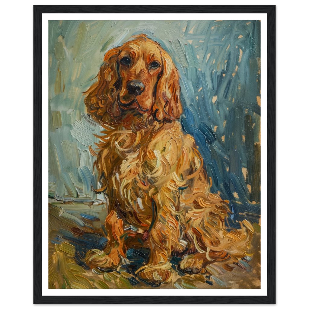 English Cocker Spaniel - Vincent van Gogh - Poster