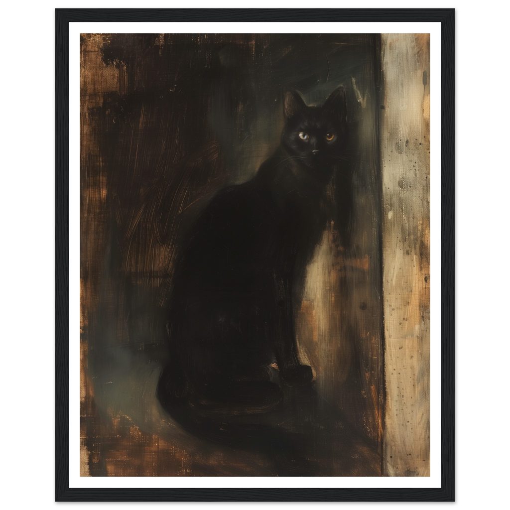 Black Cat - Leonardo da Vinci - Poster