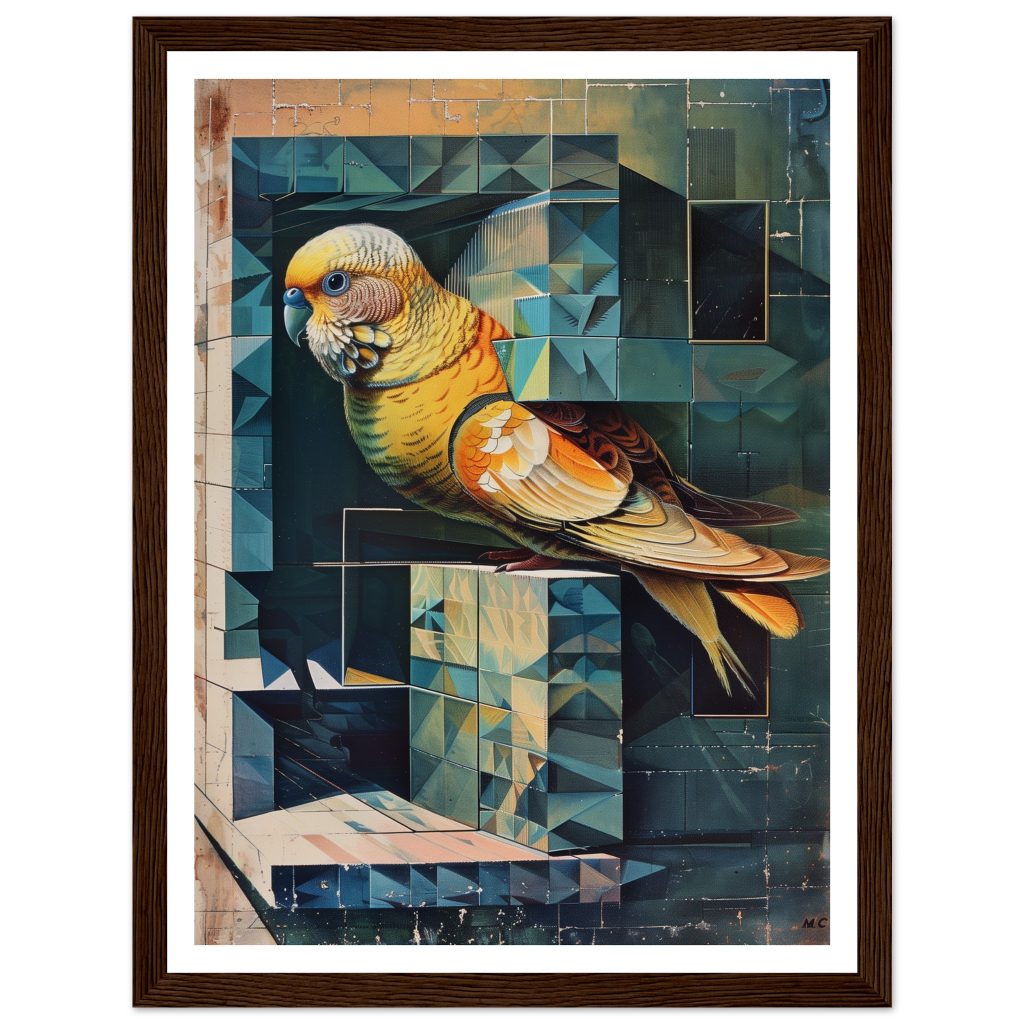 Budgerigar - M. C. Escher - Poster