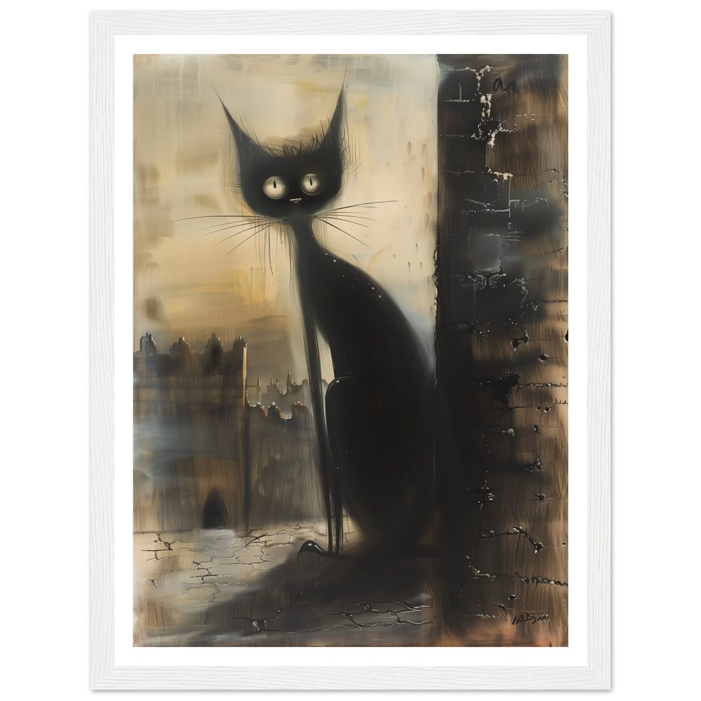 Black Cat - Salvador Dalí - Poster