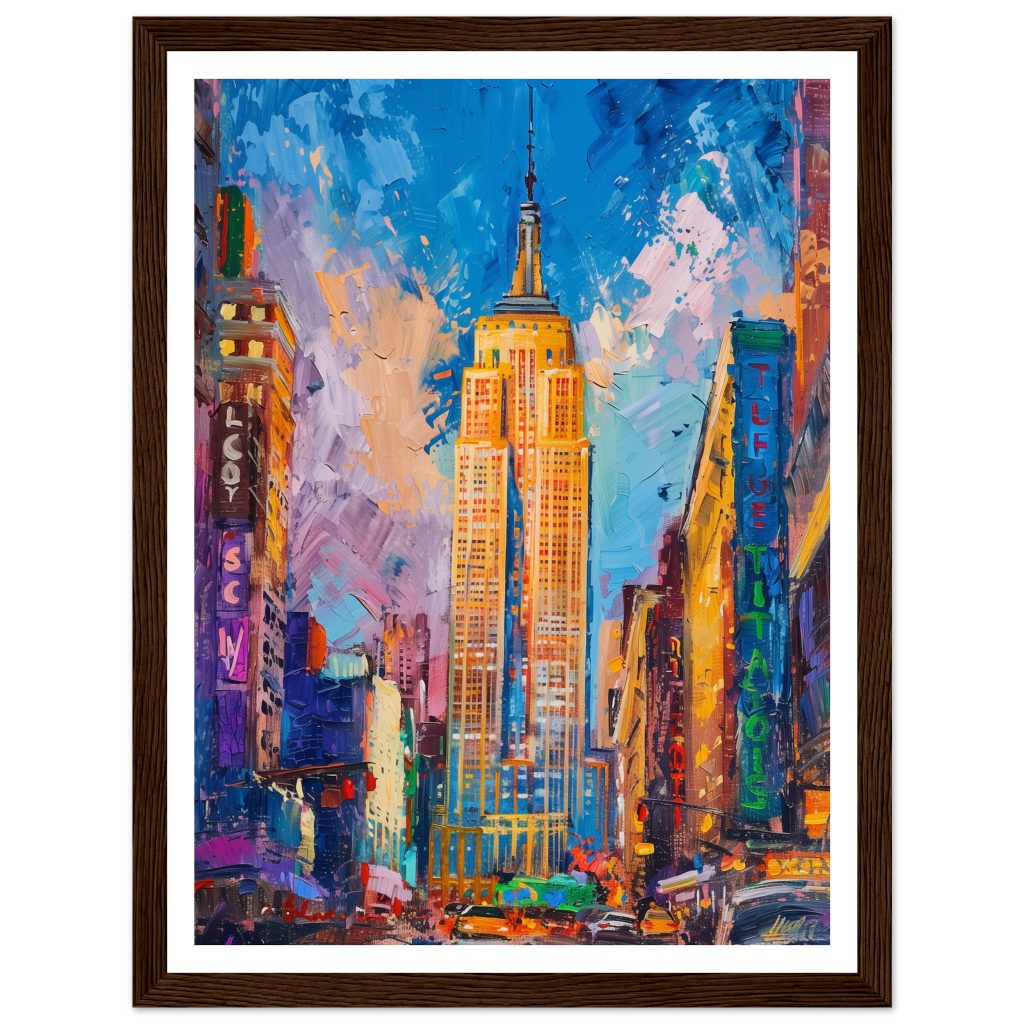 The Empire State Building - Claude Monet - Poster