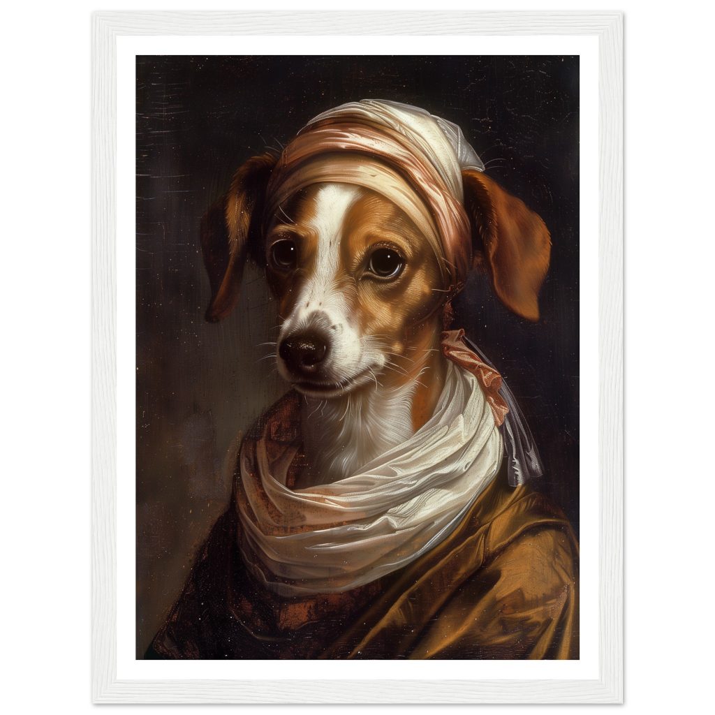 Jack Russell - Leonardo da Vinci - Poster