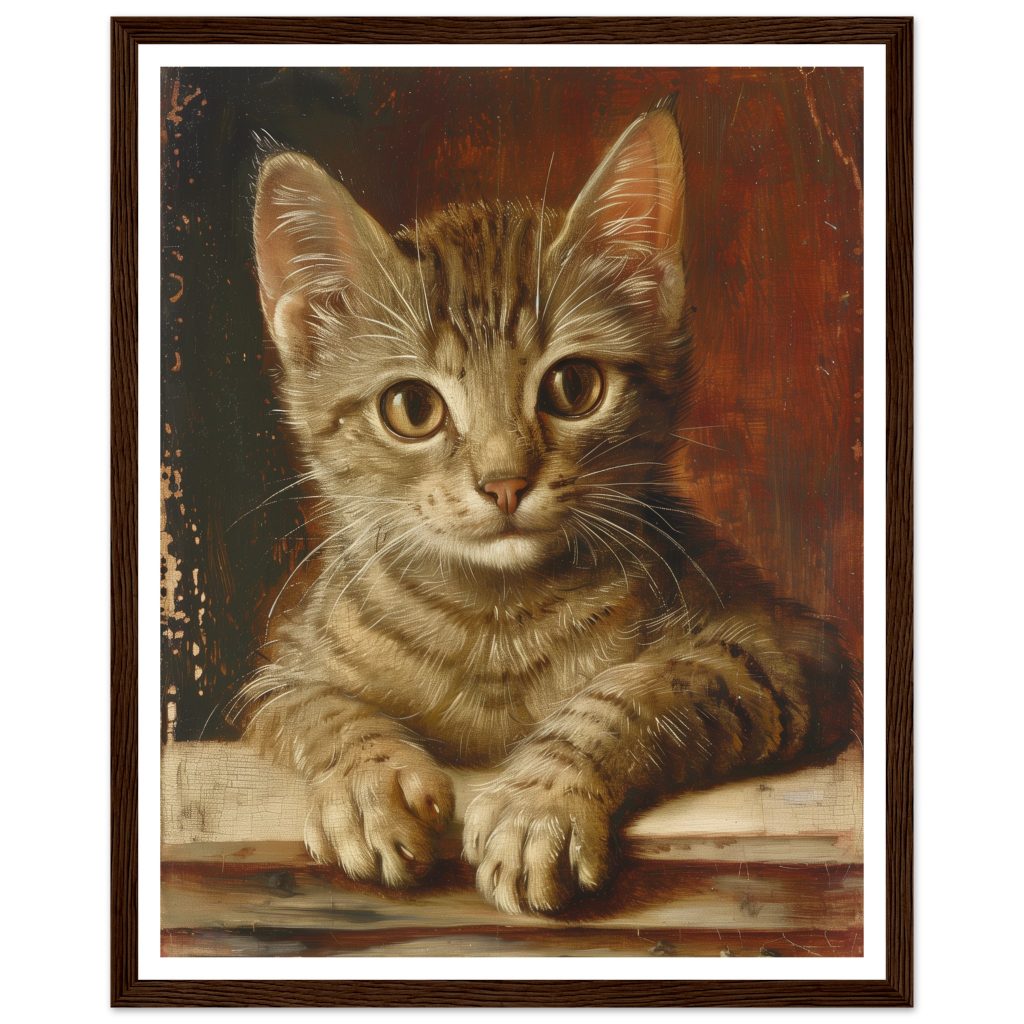 Tabby Cat - Leonardo da Vinci - Poster