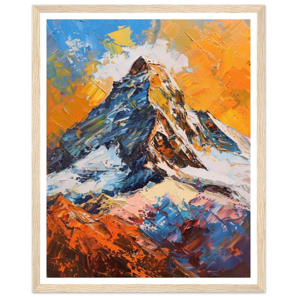 Mount Everest - Vincent van Gogh - Poster