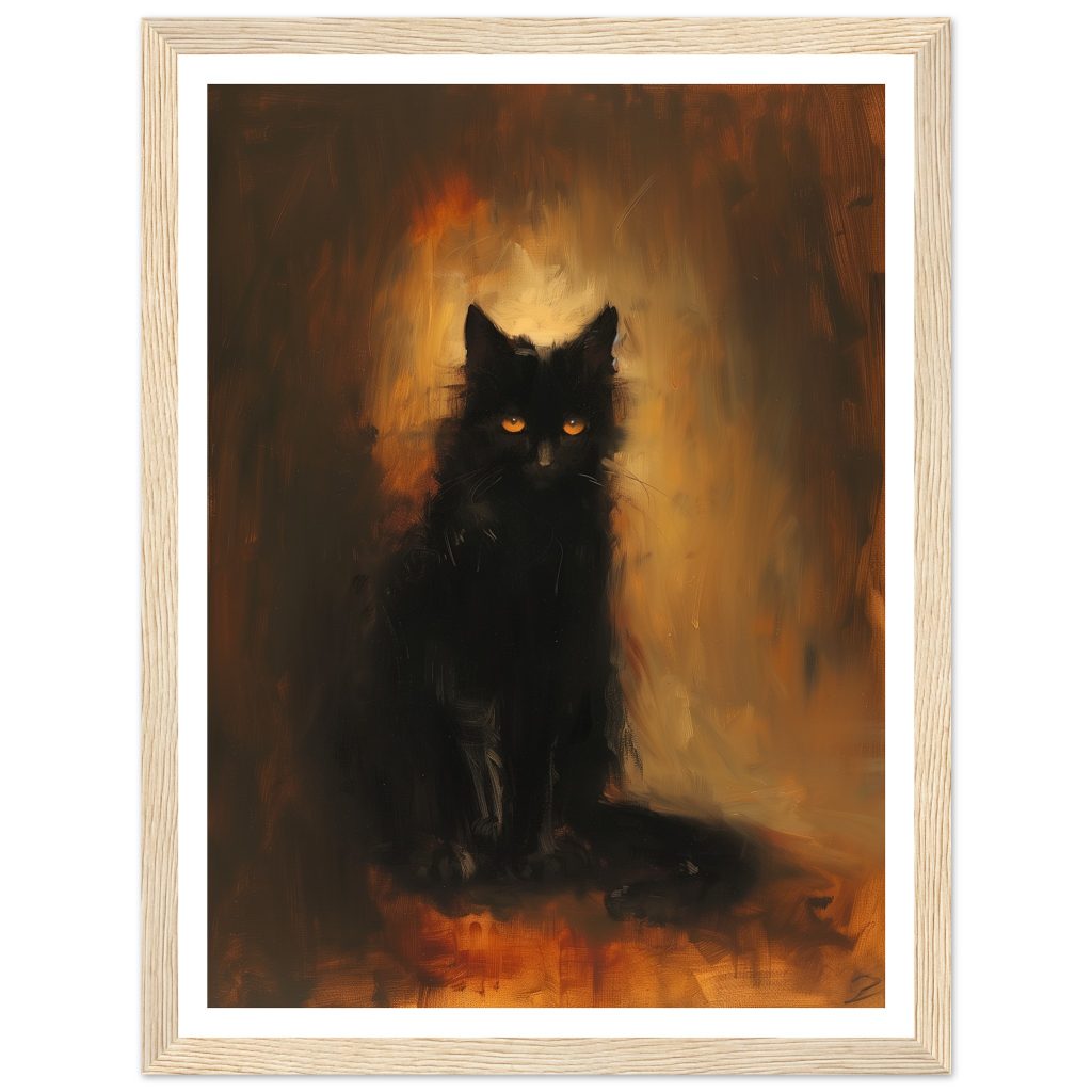 Black Cat - Rembrandt van Rijn - Poster