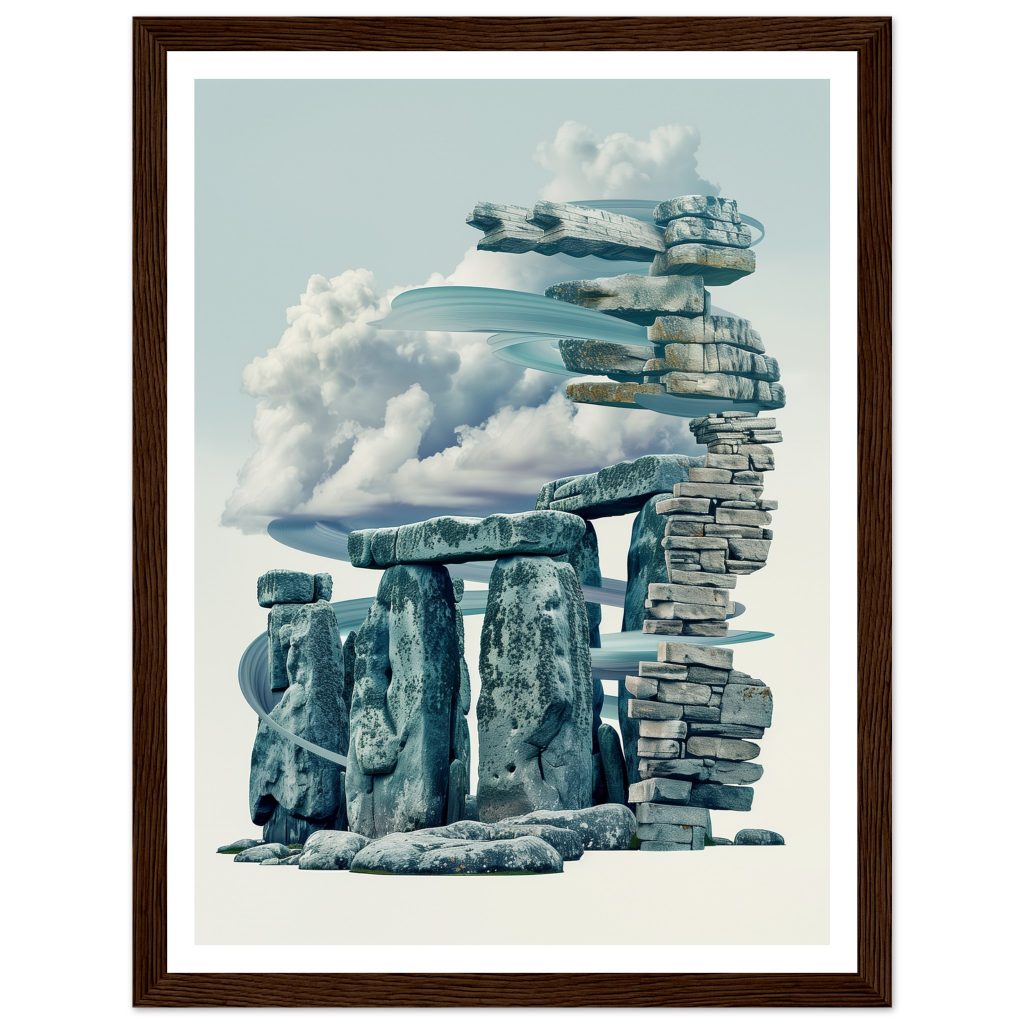 Stonehenge - Salvador Dalí - Poster