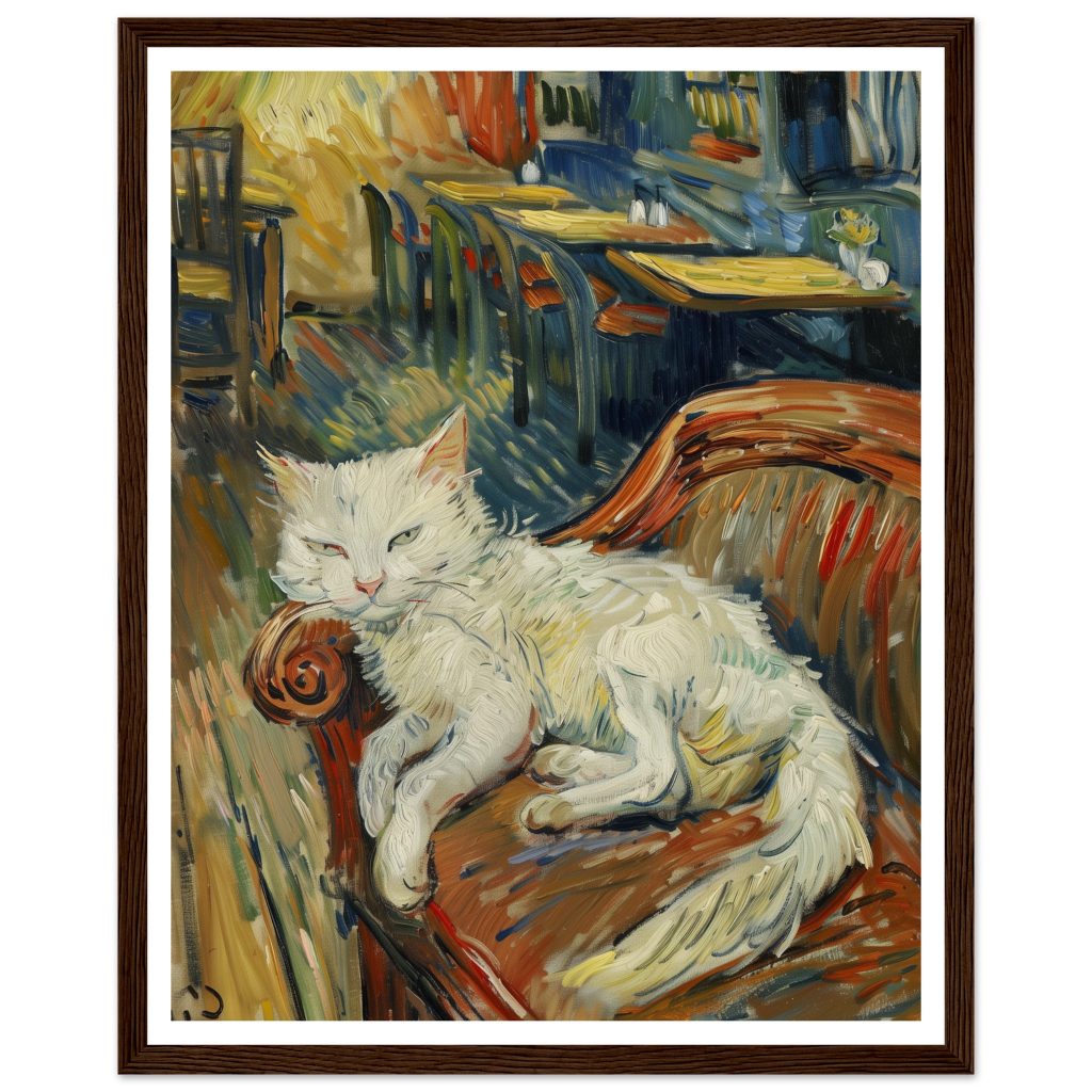 White Cat - Vincent van Gogh - Poster