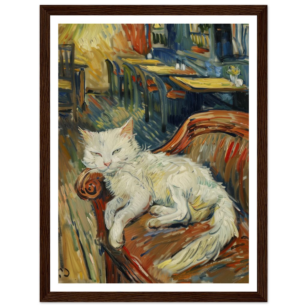 White Cat - Vincent van Gogh - Poster