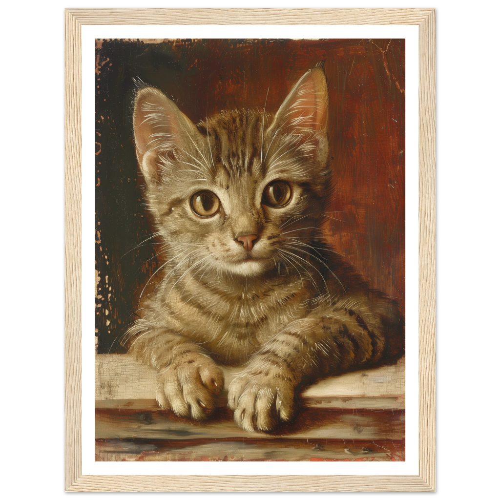 Tabby Cat - Leonardo da Vinci - Poster