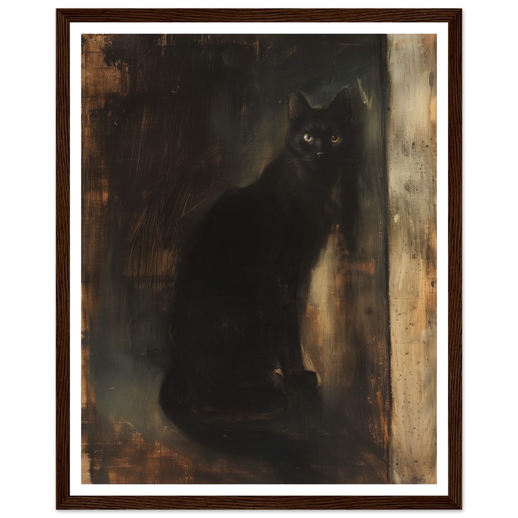 Black Cat - Leonardo da Vinci - Poster