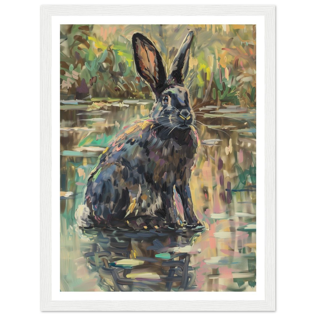 Black Rabbit - Claude Monet - Poster